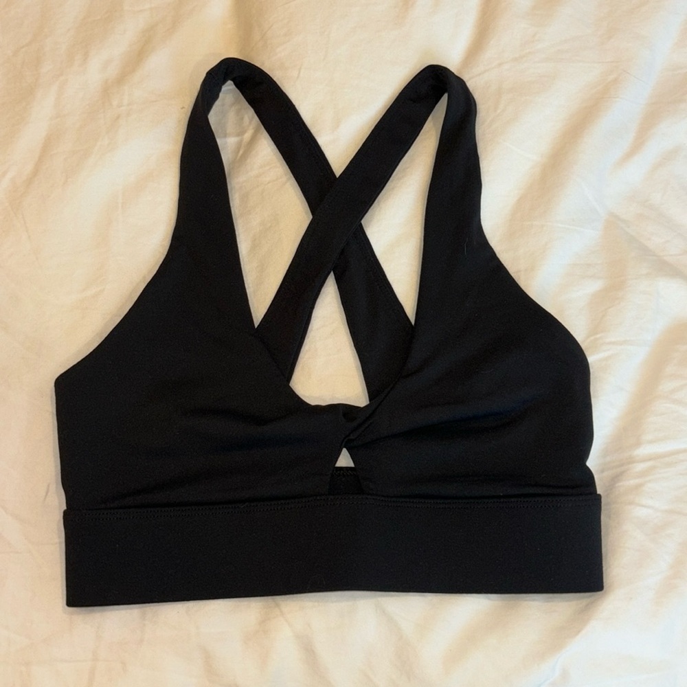 fabletics tied sports bra